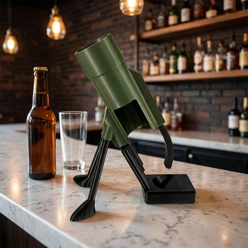 Ouvre-bouteille tactique lanceur de capsule à pression pour bouteille de bière Ouvreur à pression Outil de barman Nouveau 2026