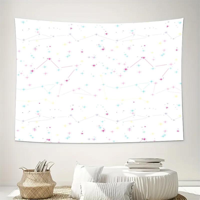 Bohemian Tapestry Wall Hanging Aesthetic Room Decor Nature Landscape Celestial Backdrop Dorm Room Decor Festival Wall Art Home T