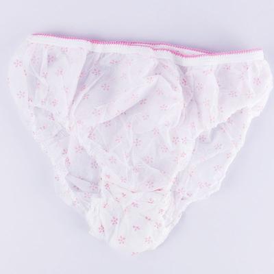 Damenhöschen, 7-teilig, Einwegunterwäsche, bedruckte Vlies-Slips, praktische Outdoor-Unterwäsche für Schwangere