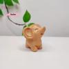 S-1Pc Handcrafted Wooden Elephant Figurine Versatile Indoor Outdoor Decor For Christmas Diwali New Year Prosperity Gift