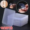 10PCS Double Sided Tape Transparent Reusable Waterproof Adhesive Tape Punch-free Hook Wall Hook Home Decoration Supplies