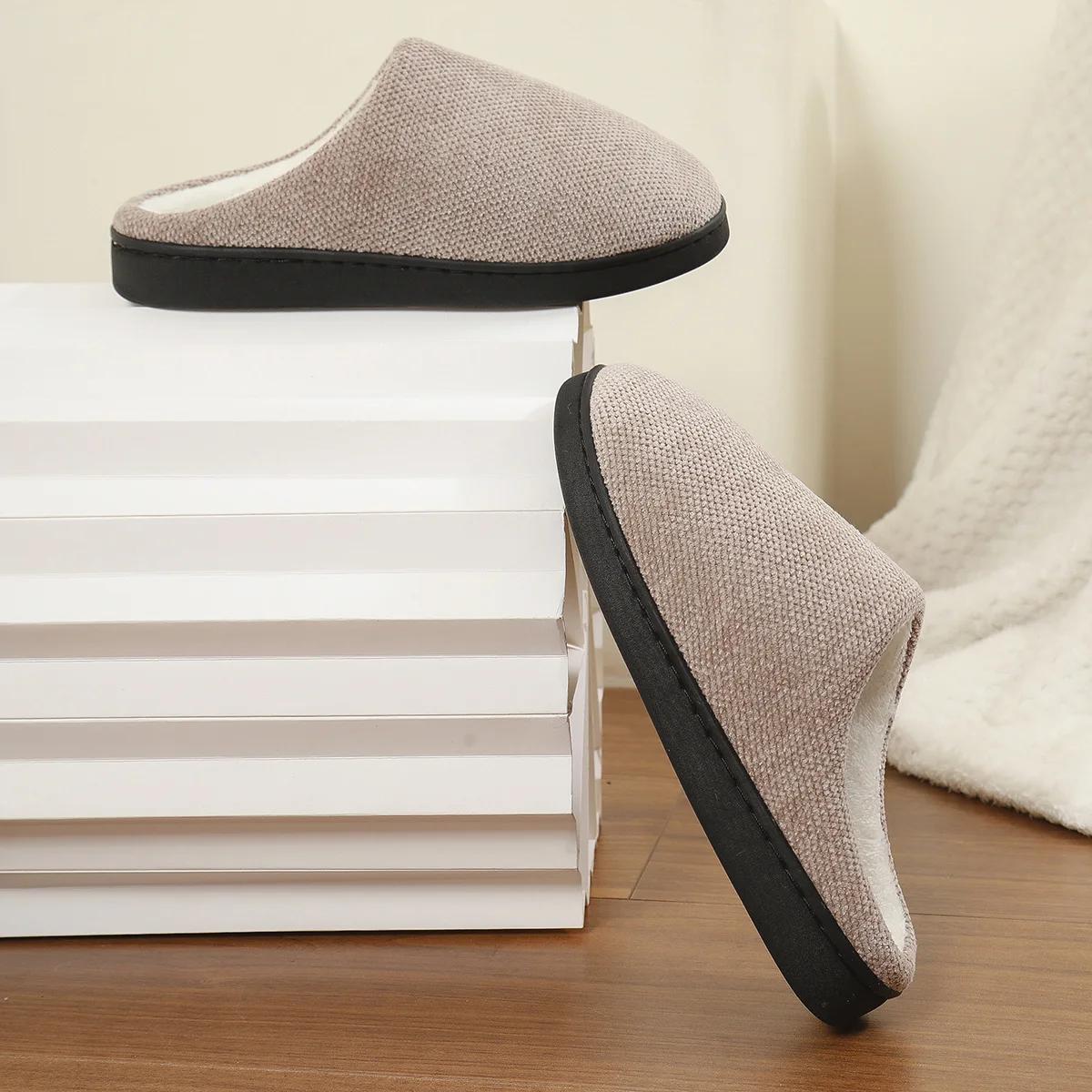 

Модные женские уютные домашние тапочки с мягкой подошвой, парные зимние теплые комнатные тапочки для спальни, легкие противоскользящие плюшевые хлопковые туфли для женщин 36-37 хаки