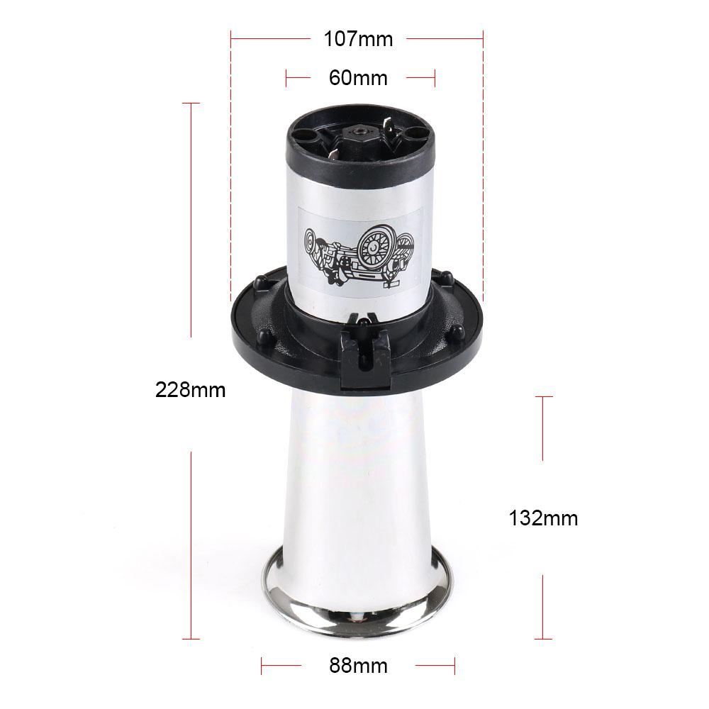 Car Air Horn Antique Ahooga Klaxon 12V Vintage OO-GA Classical for Ford Model T Style Old School Chrome 115dB Motorbike