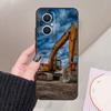 Excavator Funda For OPPO Reno 10 11 12 13 14 Pro 8 7 Lite 11F 12F 13F 14F OPPO Find X8 X5 X6 X9 Pro Case