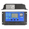 Solar Laderegler 12V24V 30A/20A/10A Auto LCD Dual USB 5V Ausgang Photovoltaik Solarpanel Entlader Regler PV Last