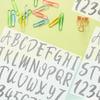 Glitter Alphabet Letter Stickers 360 Pieces 10 Sheets Self Adhesive Silver Letters,2Inch