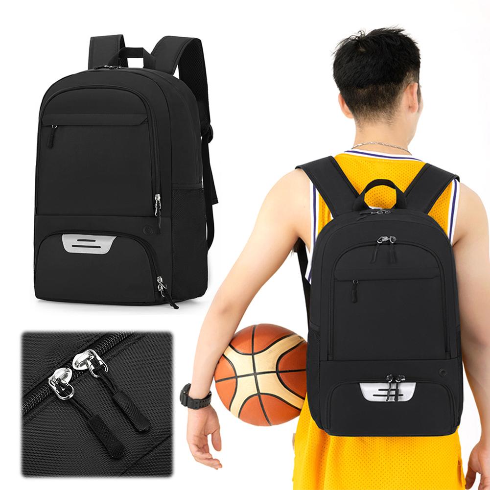 Basketball Backpack Large Sports Bag with Shoe Compartment Gym Bag Multi-pockets Sports Backpack for Soccer Volleyball