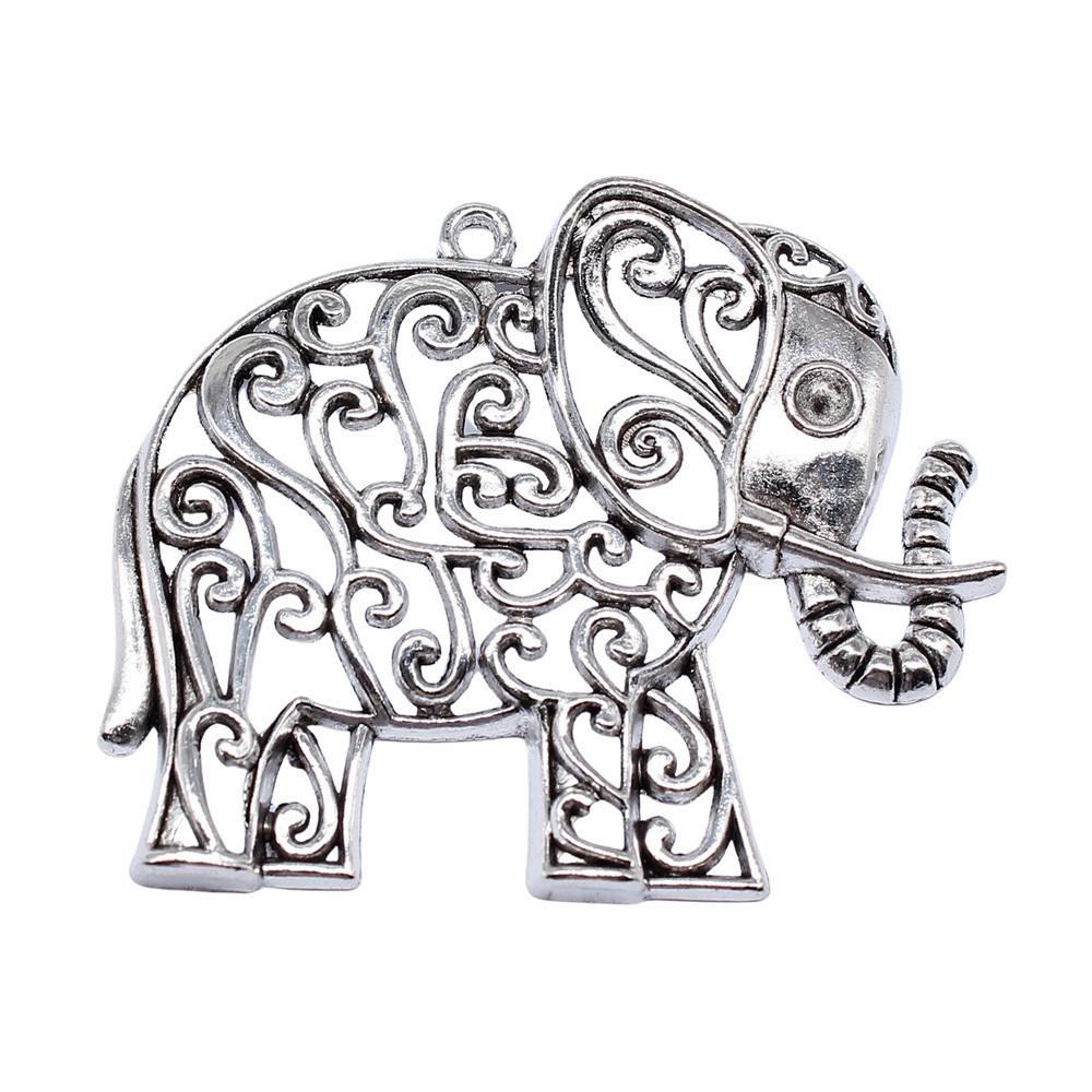 Charms Elephant God Pendants Kids' Jewelry Materials QC049