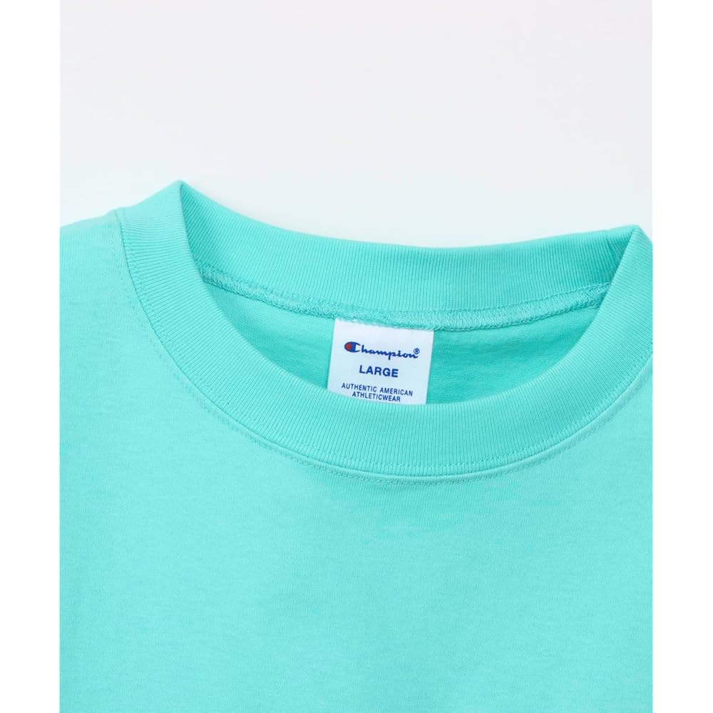 Short-sleeved T-shirt, crew neck, 100% cotton, COTTON USA, short-sleeved pocket T-shirt, basic,