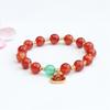 2026 Ximang Red Agate Chinese Zodiac Bracelet Chalcedony Starry Jewelry Live Delivery S2062301