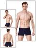 [4er-Pack] Langsha Herren-Boxershorts aus Baumwolle – mittlere Leibhöhe mit Schlitzen