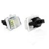 2PC White 6000K LED Rear License Plate Light for Mercedes Benz C-Class W204 2D/4D/5D 2007-2011 W205 2014-up