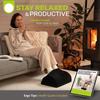 Feet Rest For Under Desk Adjustable Heights Leg Supports Pillow Ergonomic Foot Stools With Warm Pocket For Living Room Bed Study