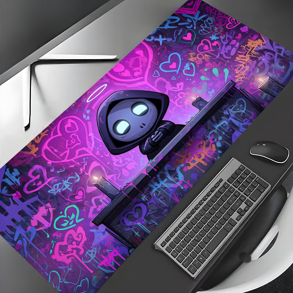 Art Graffiti Cool Death God Large Mouse Pad Gaming Mats NonSlip Desk Mat Mouse Carpet with Stitched Edge HD Printing Office Mat