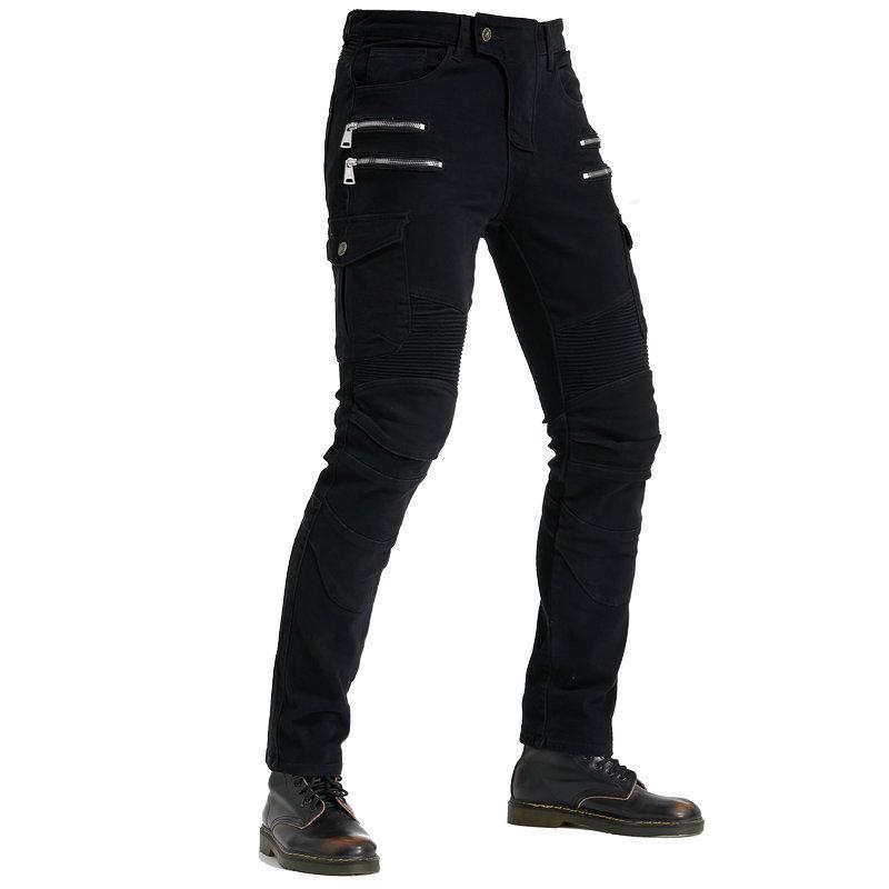 Factory Direct Sales 07 Motorcycle Riding Jeans Men's Straight Loose Motorcycle Anti-fall Off-road Pants Protective Gear