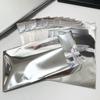 200Pcs Gifts Package Self Adhesive Bags Aluminum Foil Cookie Candy Packaging Small Seal Bag 7x9cm Silver Storage Bags