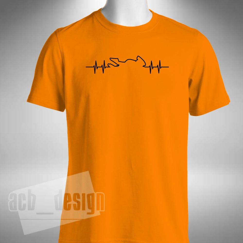 

Bike Heartbeat Men s T-Shirt Superbike Motorbike Bikes Road Bike Small to 5XL 4XL
