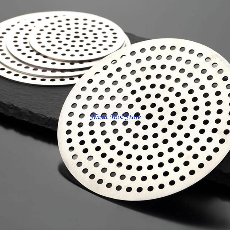 31GJ Round Drain Cover Floor Drain Strainers Mesh Sink Filter Anti-Clogging Shower Hair Catcher for Bathroom Bathtub Kitchen