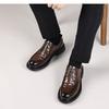 Height Increasing Platform Round Toe Loafers Leather Shoes for Men Retro  Fashion  Trend on Sale Man Casual Shoe