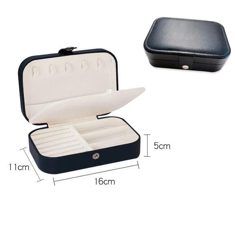 Jewelry Box Jewelry Organizer Portable Travel Jewellery Case Locket Necklace Lipstick Earring Ring Holder for Woman Accessories
