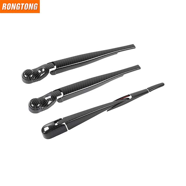 Vente Chaude Décoration Essuie-Glace Avant et Arrière Cache Lame d'Essuie-Glace Bouclier de Fenêtre Garniture pour Jeep Wrangler JL 2018+