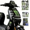 Adesivi logo artigli magici per modifiche di motociclette e veicoli elettrici, adesivi decorativi per caschi