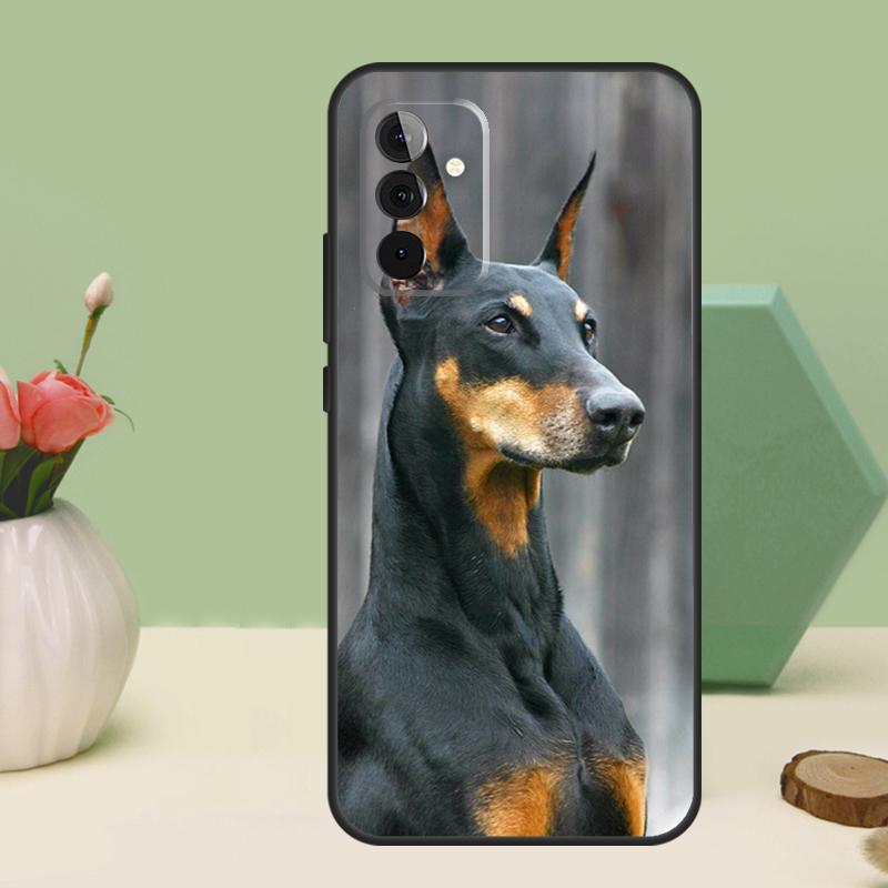 Doberman Dog For Samsung Galaxy A26 A54 A34 A14 A52 A32 A12 A13 A33 A53 A15 A16 A36 A56 A06 A35 A55 Case