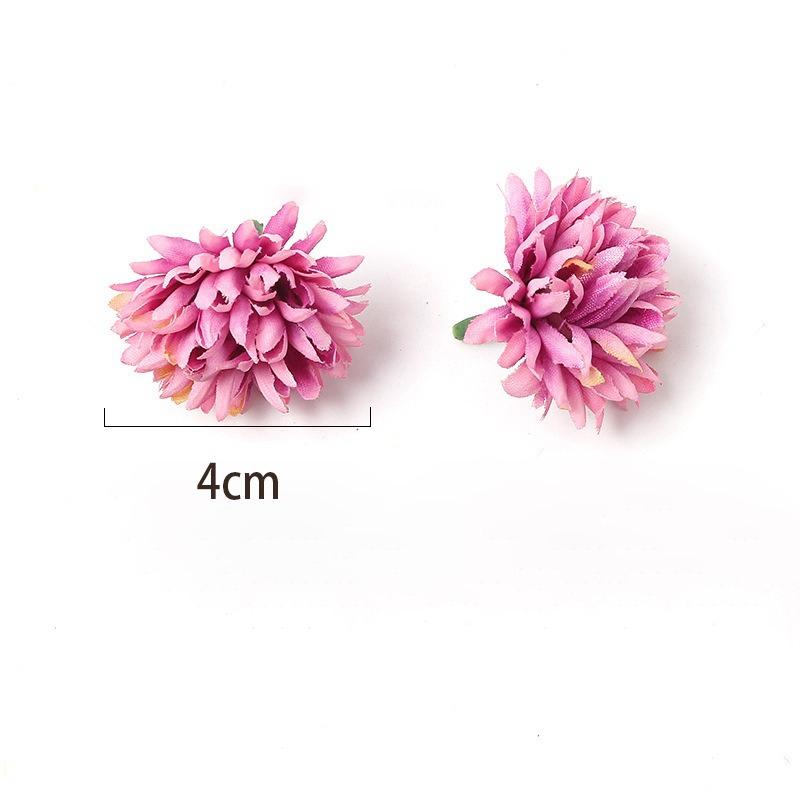 5/10PCs Artificial Flowers 4cm Silk Fake Flowers Heads for Home Room Dceor Wedding Marriage Decoration DIY Craft Gift Accessory