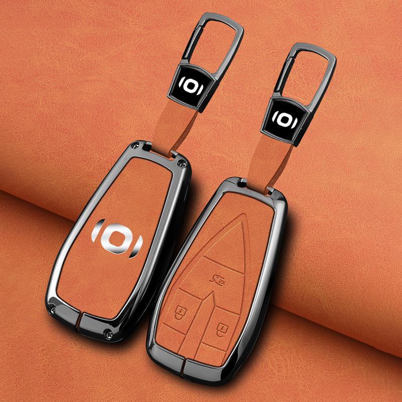 Changan Qiyuan A07 Key Cover with High-End Metal Buckle for Male and Female Models.