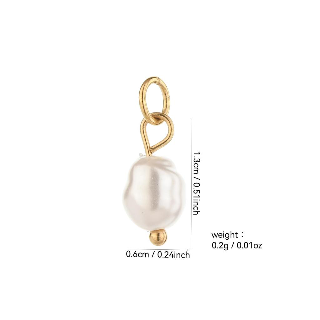 Handmade 18k Gold Electroplated Natural Stone Bead Earrings