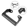 Bruce Shark Motorradlenker 22mm M8 Lenkerstrebe Schwarz & Strebe, Universal, 360° Verstellbar, Bolzen, Stange, Universal, Querformat/Hochformat