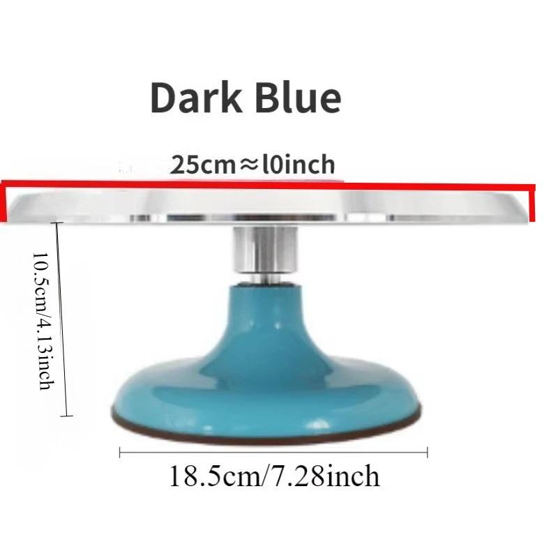 

10-дюймовый кондитерский поворотный столик подставка для торта из алюминиевого сплава профессиональный кондитерский вращающийся поднос и кондитерские аксессуары инструмент для украшения