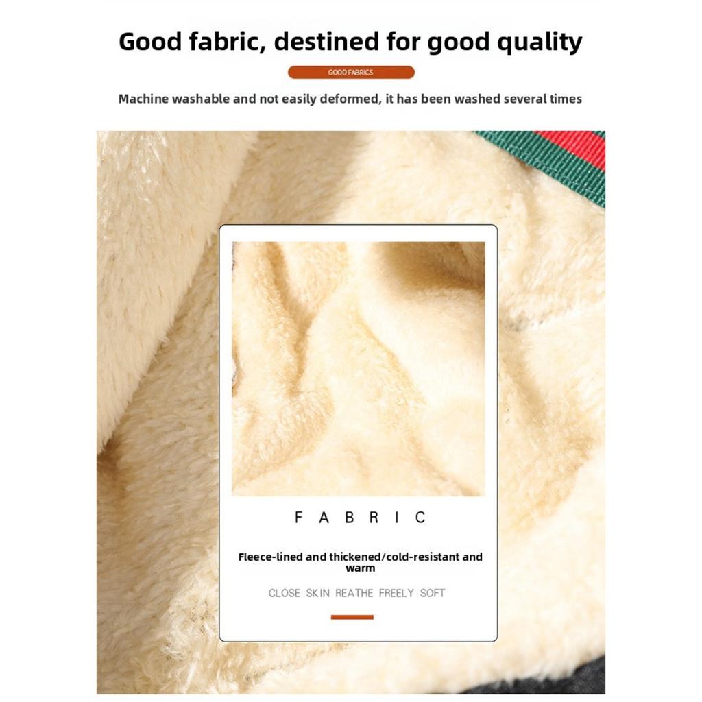 Hooded Cotton Jacket for Men with Plush Cotton Jacket for Winter, Warm Graphene Cotton Jacket, Ultrasonic Cotton Jacket for Men