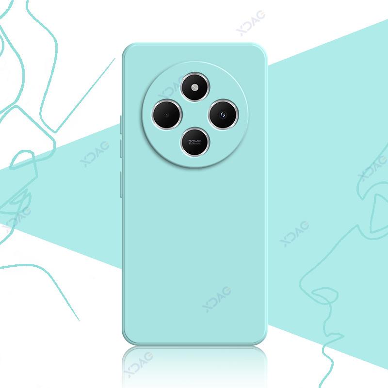 Mobile Phone Case for Xiaomi Redmi 14C 14R Redmi14C Redmi14R 5G Global 360 Soft Square Liquid Silicone Waterproof Cover