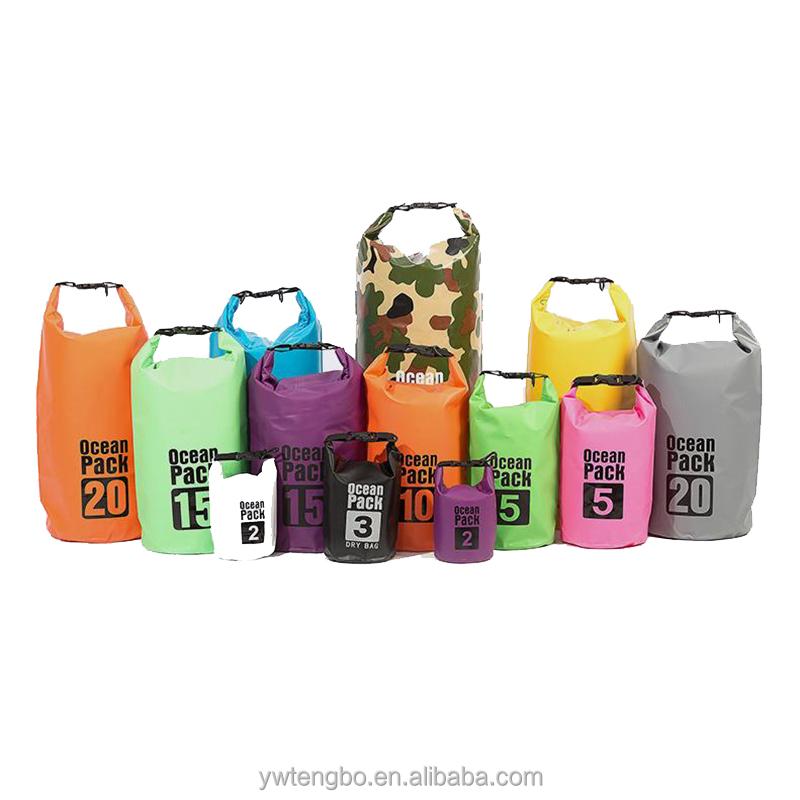 Customizable PVC Waterproof Dry Bag for Beach Swimming Outdoor Activities Dry Gear Storage-1L 3L Capacity Stock Sizes 2L 30L