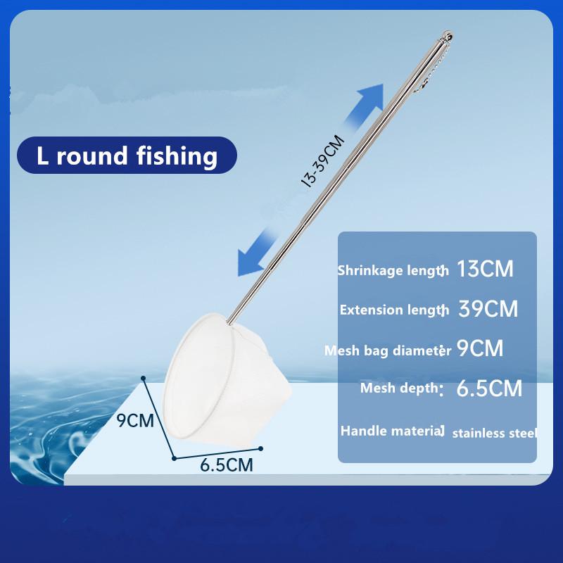 Aquarium Square Fishing Net with Suction Cup Extendable Long Handle Fishing Gear for Catching Fish Shrimp Tank Clean Supplies
