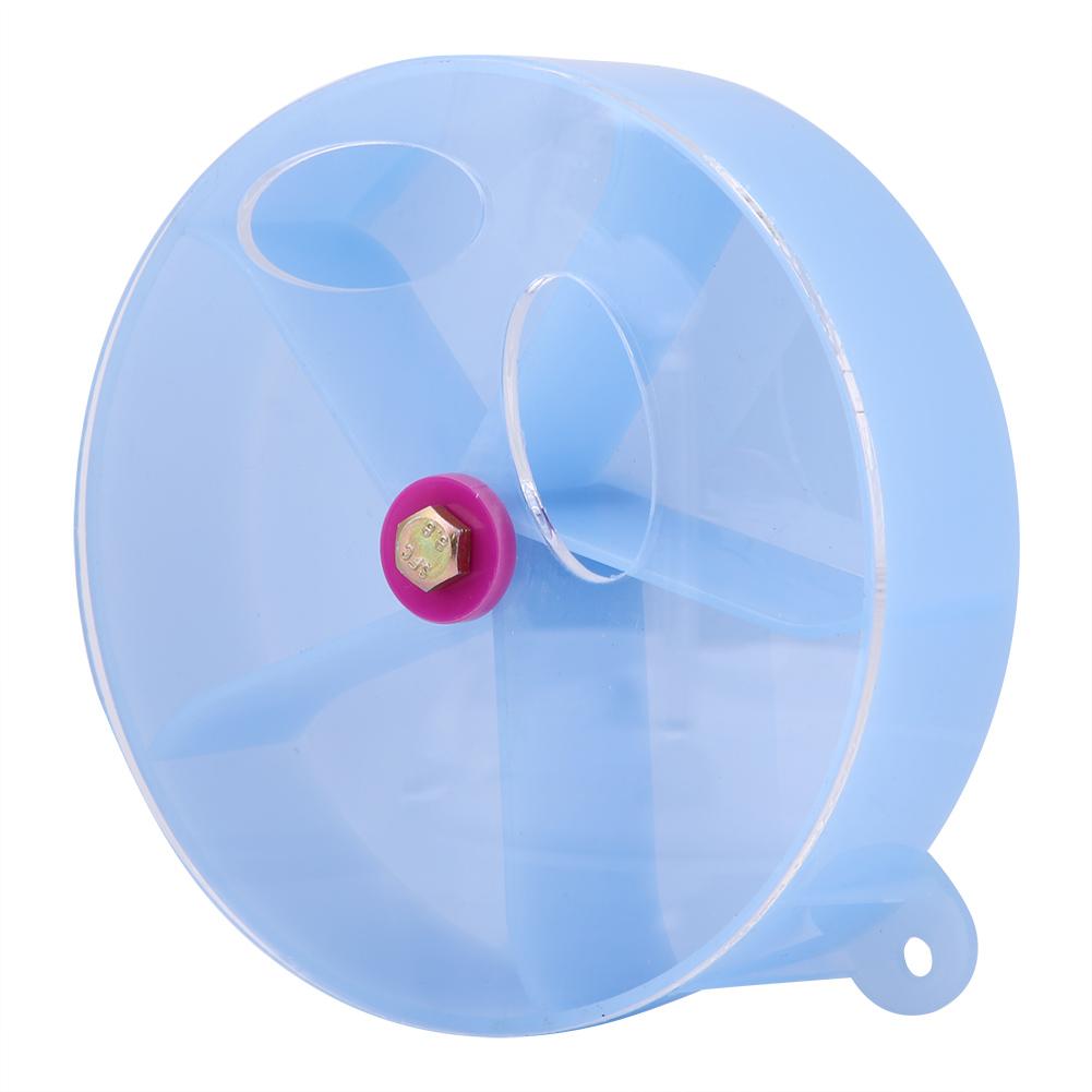 Bird Pet Foraging Feeder Food Wheel Feeding Storage Box Toy Purple