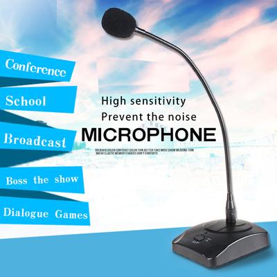 Kabelový mikrofon s husím krkem Všesměrový konferenční mikrofon pro konferenční hovory Condense Mic