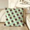Art PPlaid PPatterns Cushion Cover Pillow Case Antidustmite Pillowcase Silky Short Plush Sofa Cushion Cover hot