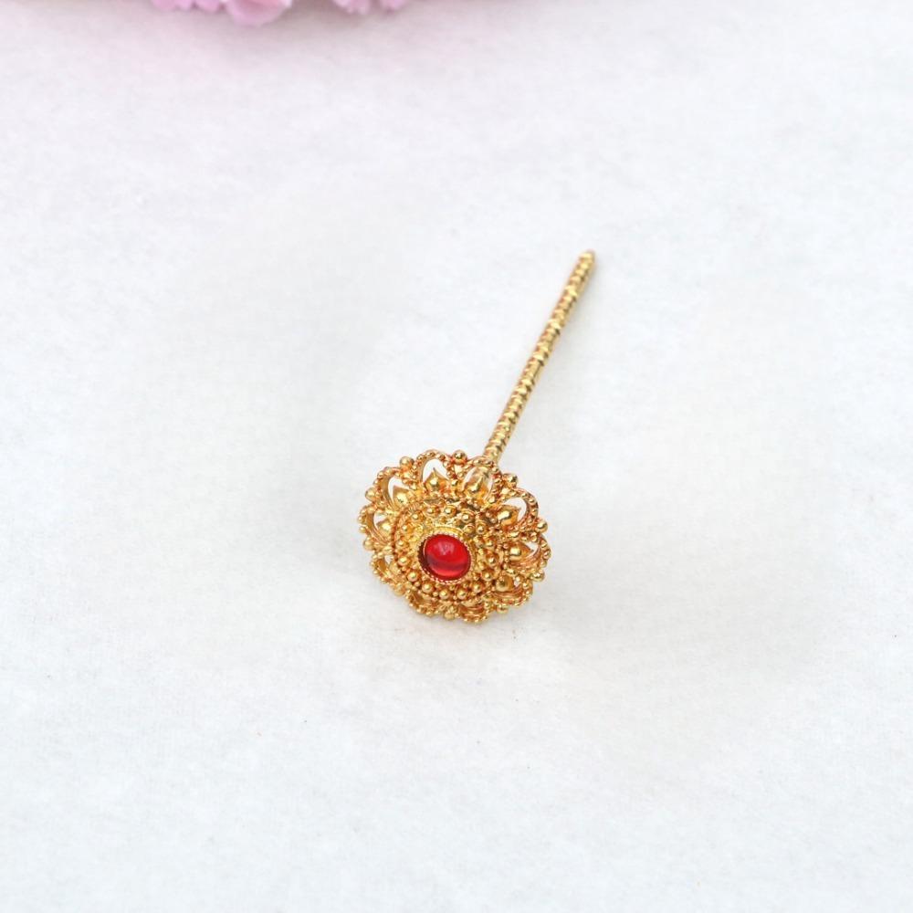 Hollow Out Thai Hair Stick Flower Gold Hair Fork Vintage Dai Style Hairpin  Hair Styling Accessory