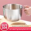 304 Stainless Steel Non-Slip Deep Mixing Bowl with Anti-Splash Design for Baking, Salads, and Cold Dishes
