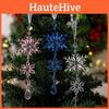 Acrylic Christmas Snowflake Ornament Double Layer Ice Crystal For Holiday Decor