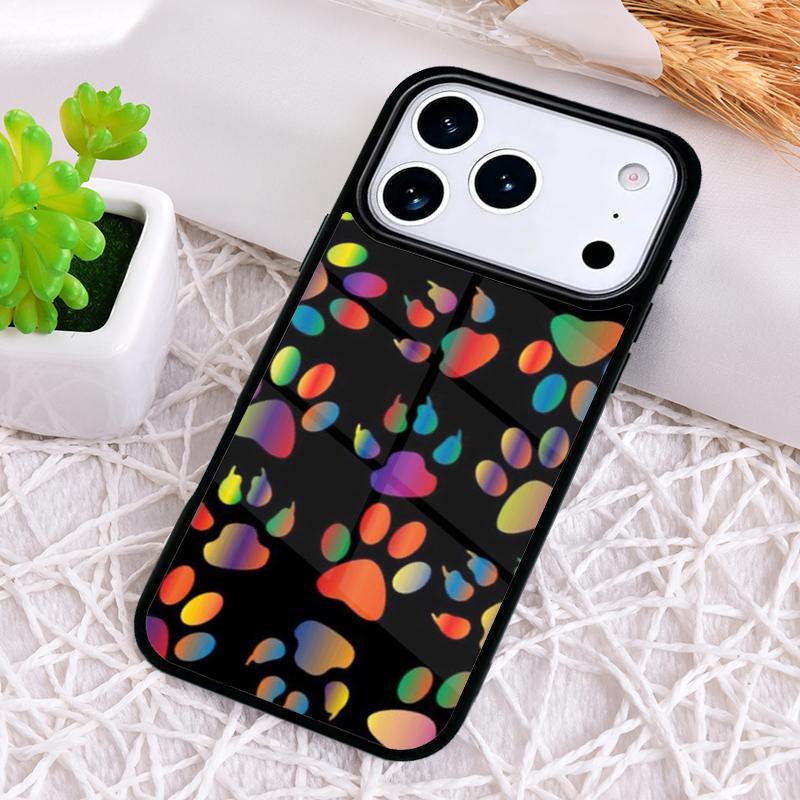 Dog Friends Cat Pet Paws Phone Case for iPhone 17 Air 16 15 11 12 14 13 Pro Max Shockproof Cover