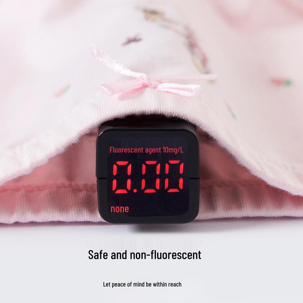 Girls' Pure Cotton Cartoon Boxer Briefs - Antibacterial & Comfortable Toddler Underwear