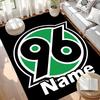 Custom Name Personalized Hannover 96 Football Print Carpet, Versatile Home Decor Rug, for Playroom, Apartment, Balcony, Entryway, Hallway Gift