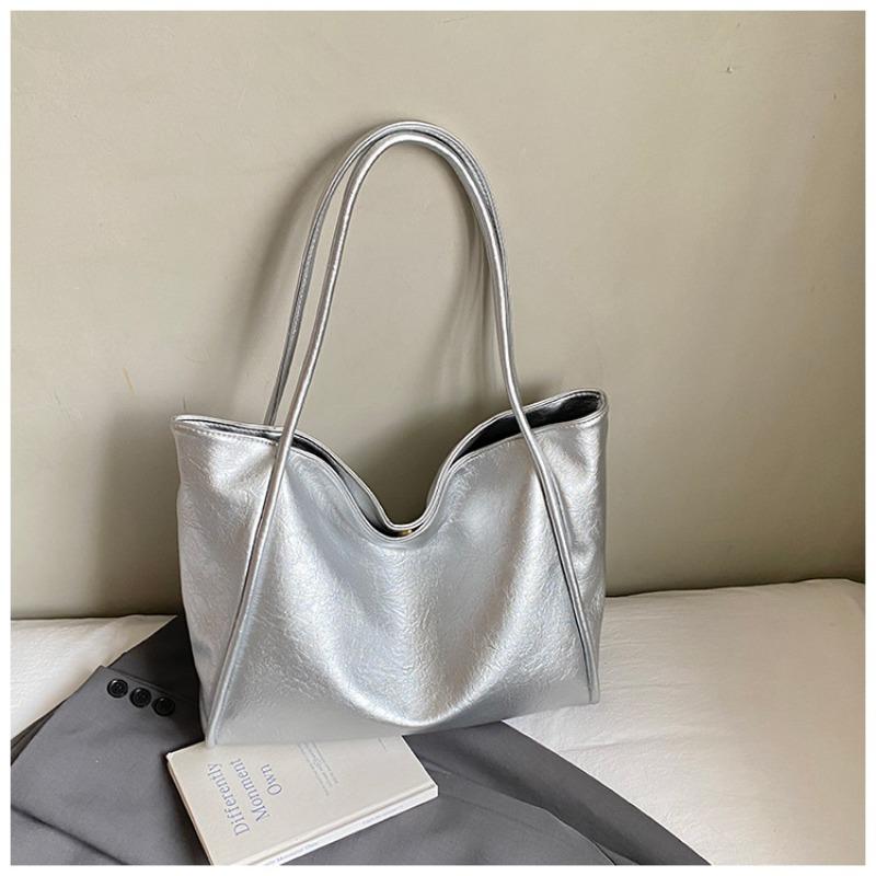 Сумка женская осенняя новая портативная ретро подмышечная сумка нишевая большая вместимость плечевая повседневная сумка-тоут