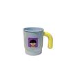 Dopamine Toothbrush & Mouthwash Cup Set - Cute Bathroom Holder for Kids and Couples
