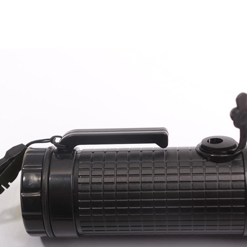 30CM LED Traffic Baton with Rechargeable Multifunctionality: Warning Light, Window Breaker, and Beeping Speaker