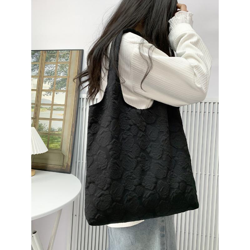 Embroidery Canvas Bag Summer Literary Travel Bag