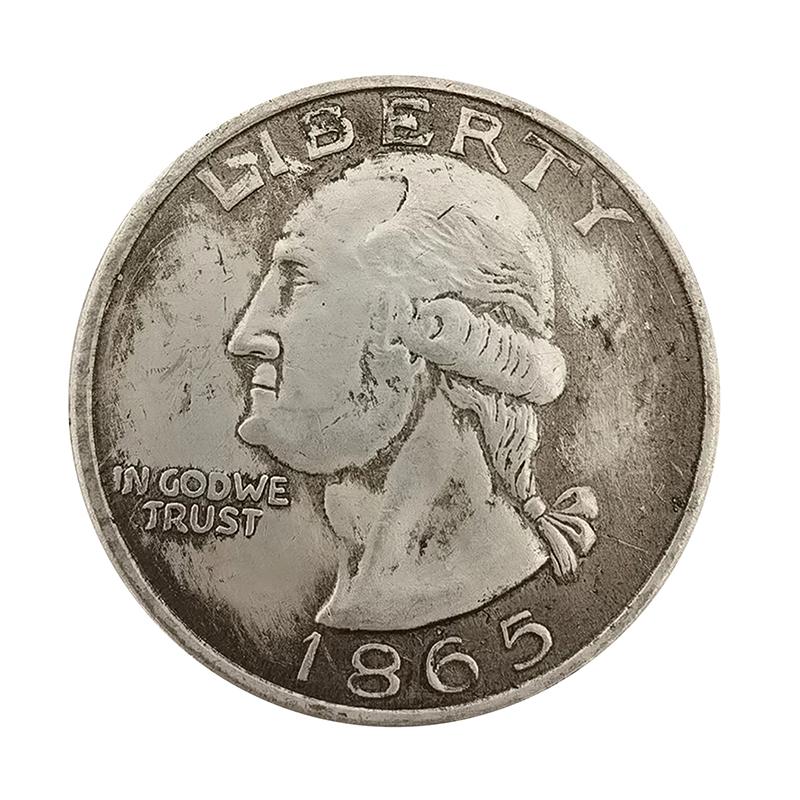 1865 ABD Morgan Orijinal Gümüş Sikke Özgürlük Kartal Madalya Albümü Kopya Sikkeler Koleksiyonluklar Mücadele Sikkeleri Noel Hediyeleri